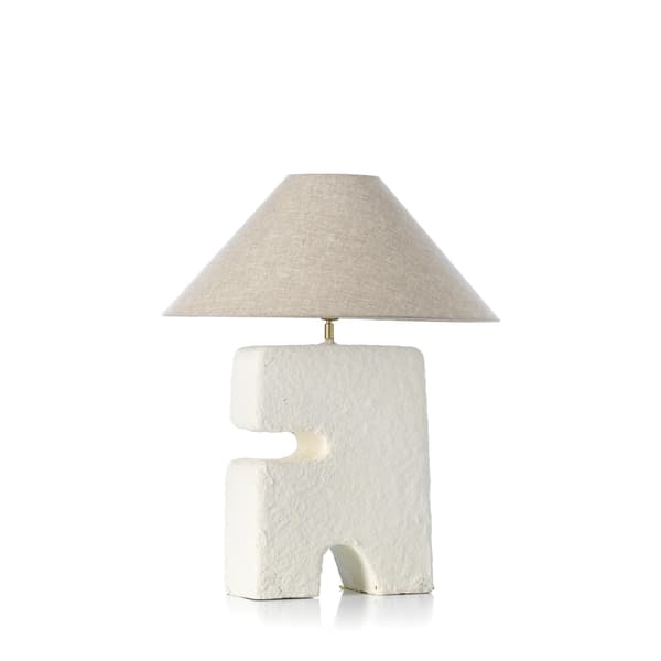 Bordlampe, The L’Objet, 55x55x40 cm, Hvid