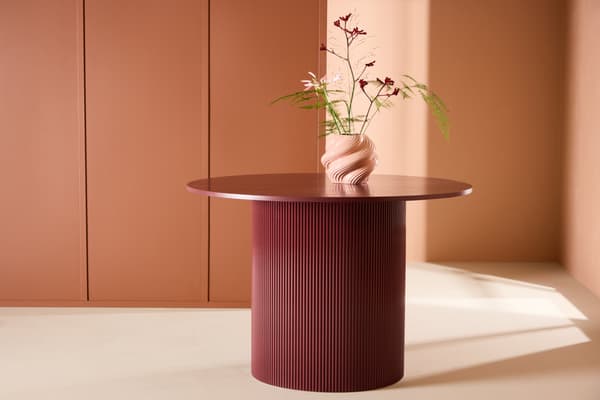 Spisebord, Lenox, Bourgogne, MDF