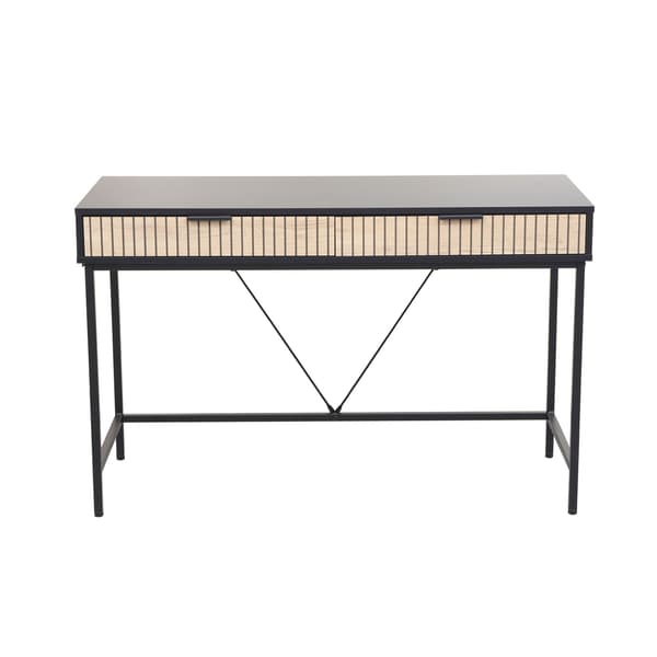 Skrivebord HELVE 120x48x76 cm Sort
