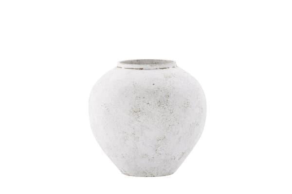 Maljakko, Maapallo, 25 cm, Beige