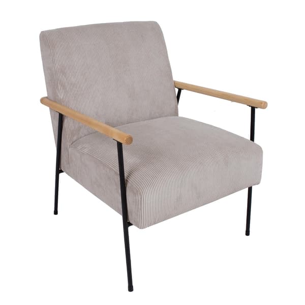 Lænestol JADE 63x75,5x85,5 cm grålig beige