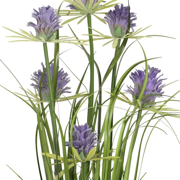 Kunstig blomst 70 cm lilla plastik