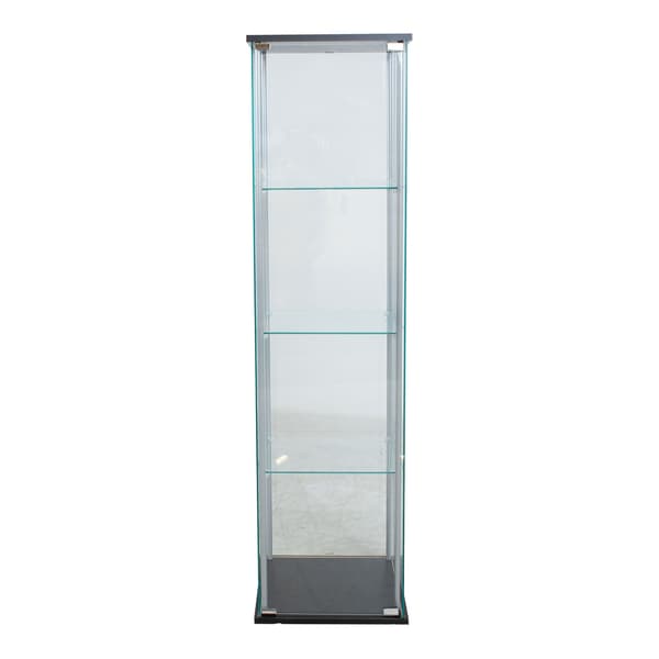 Vitrineskab AIKO 42x36x161 cm Sort
