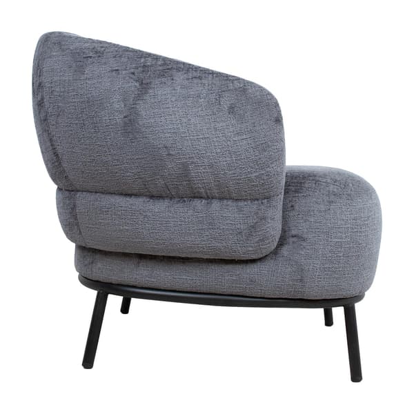 Lænestol GEMALA 84x84x75 cm mørkegrå