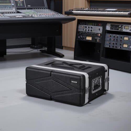 4U Rack Case 310 mm dybde ABS sort