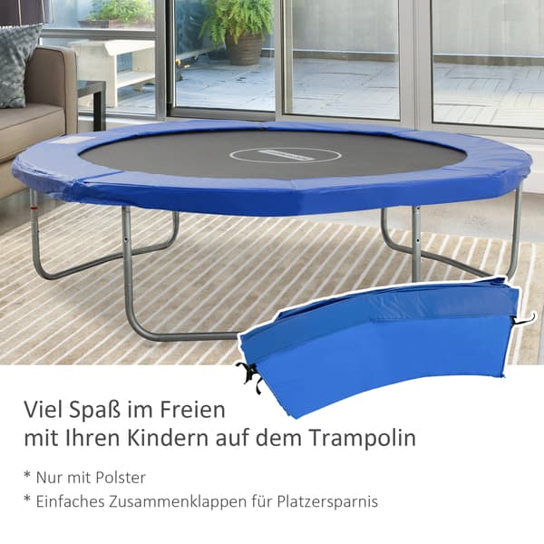 Trampolin sikkerhedspude, 305 cm, blå