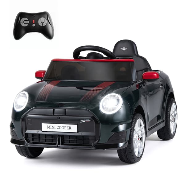 Børneelbil BMW Mini Design, 12V, Sort