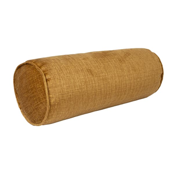 Pillow Roll 18x50 cm ockragult tyg