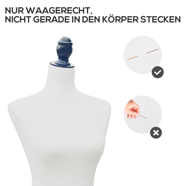 Mannequin torso, 86x66x90 cm, hvid, skum