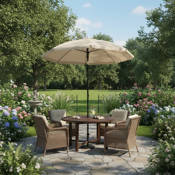 Strandparasol 160 cm Beige