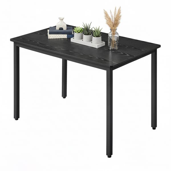 Matbord, 70x110x77 cm, Brun-Svart