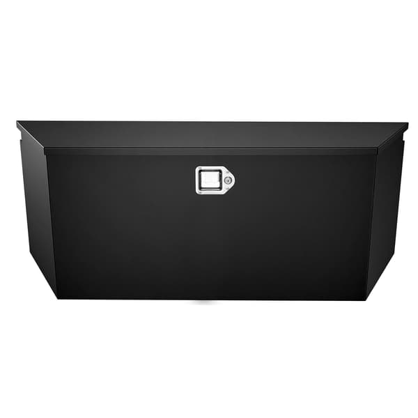 Trailer-tungeboks, 124.5x35.3x47 cm, sort, stål, opbevaring