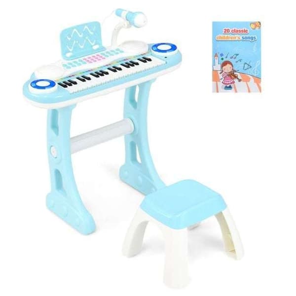 Lasten pianolelu, 47x20x57 cm, sininen