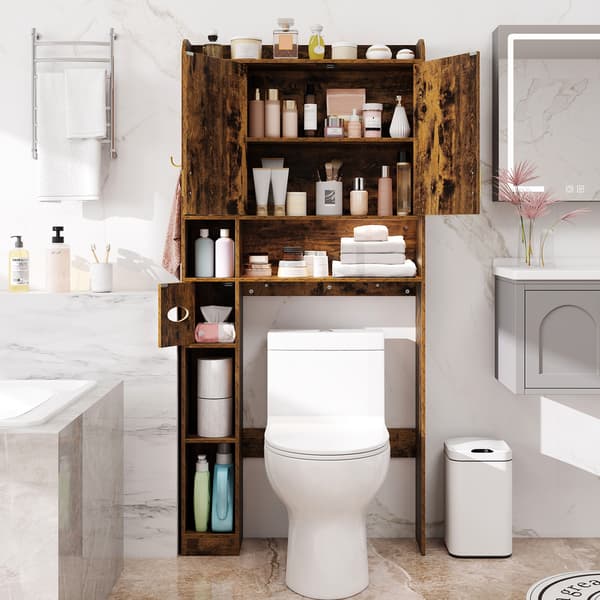 Toiletskab, 80x20x171 cm, Brun, Opbevaring , Star