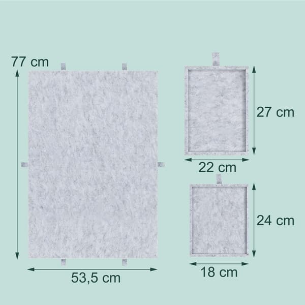Filtpusselbräda med 6 lådor, Kodustaar