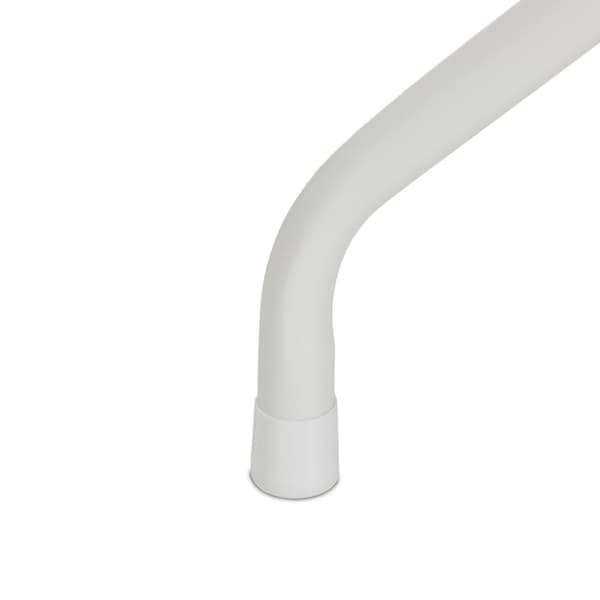 Trädgårdsbord 74x80 cm Vit Plast Stål, Kodustaar