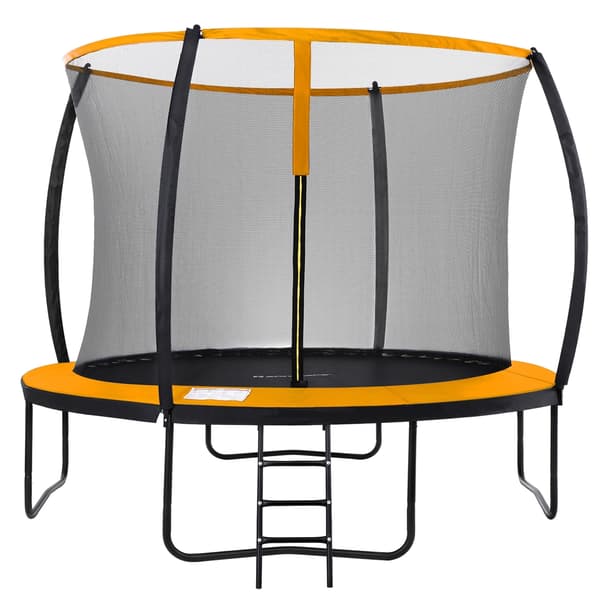 Trampolin 366x270 cm Svart-Blå Stålram