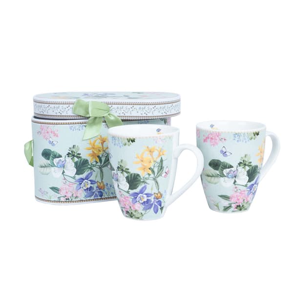 Mugg Mia Flora 10,5 cm Keramik Set