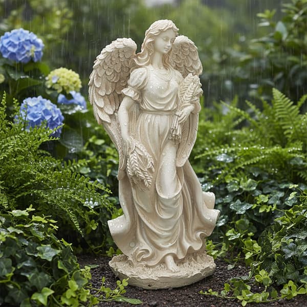 Grave Angel Stor 47 cm väderbeständig, Kodustaar