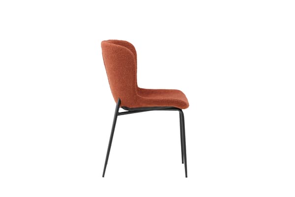 Spisebordsstol Modesto 48x51 cm Rød, Bouclé