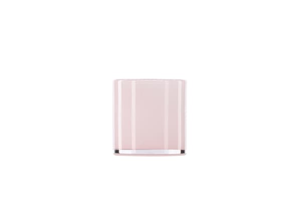 Lanterne, Glora, 10x10 cm, Pink, Glas