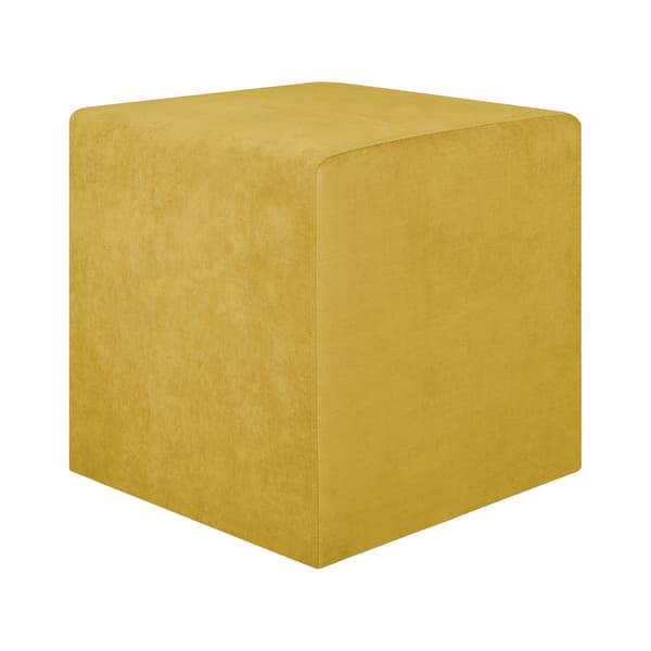 Puff 45x45x45 cm gul – 45x45xH45cm