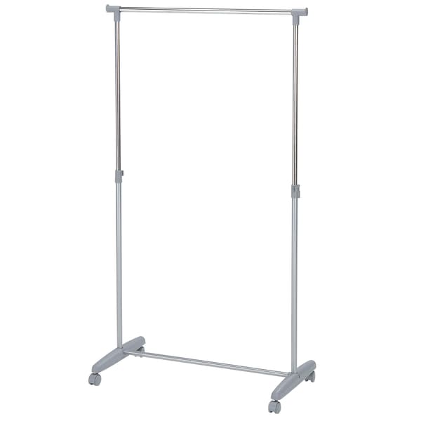 Tøjstativ 85x43x95-160 cm Sølv