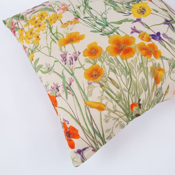 Pude 45x45 cm Vilde Blomster Bomuld