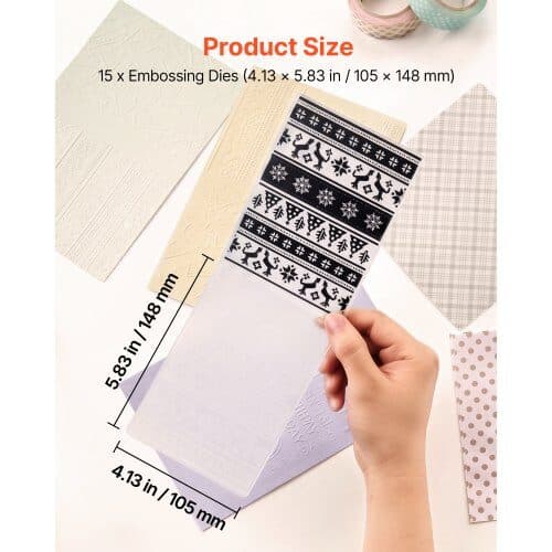 Präglingmappar 15 st 105x148 mm PP-plast