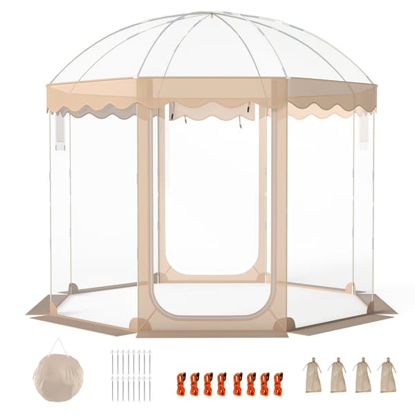 Pop Up Bubble -teltta 10x10x7 ft läpinäkyvä