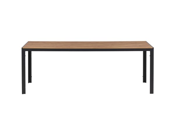 Ruokapöytä, Break, 90x205 cm, Musta