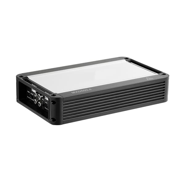 Bilforstærker, 245x145x48 mm, Sort, Aluminiumlegering