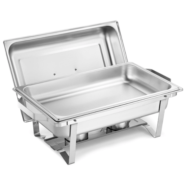 Chafing Dish Sæt, 6-pak, 61,5x34,5x32,5 cm, Rustfrit Stål