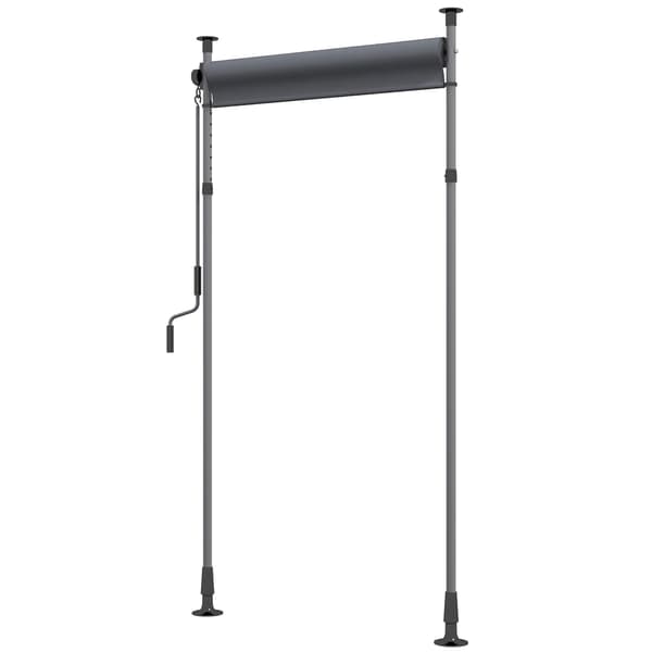 Vertikal markise, 150x220-310 cm, mørkegrå