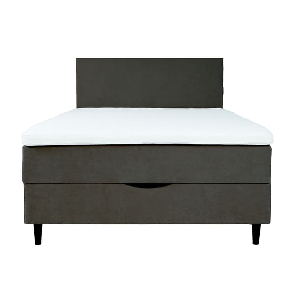 Continental seng LAARA 121x208x119 cm mørkegrå opbevaring
