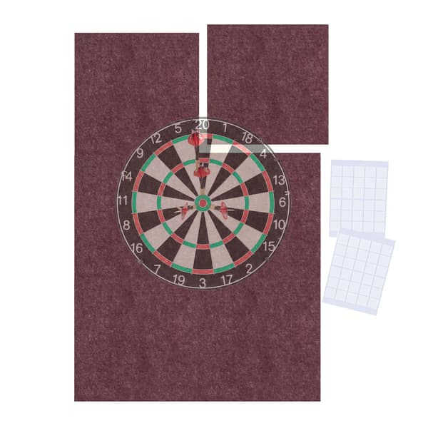 Dartskive Surround 6-delt Filttæppe, Kodustaar