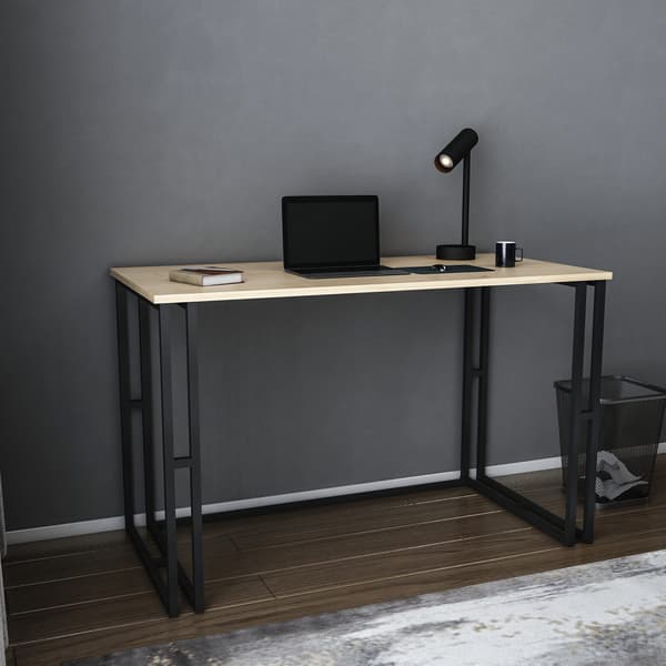 Skrivebord, Kane, 120x60 cm, sort brun