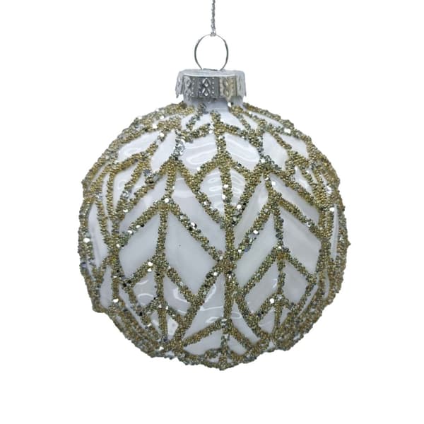 Juleophæng 8 cm Glas, Joy Holy