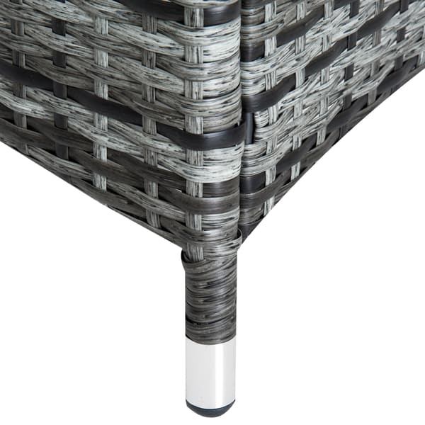 Solstolset, 3-delar, 200x73x103 cm, Grå