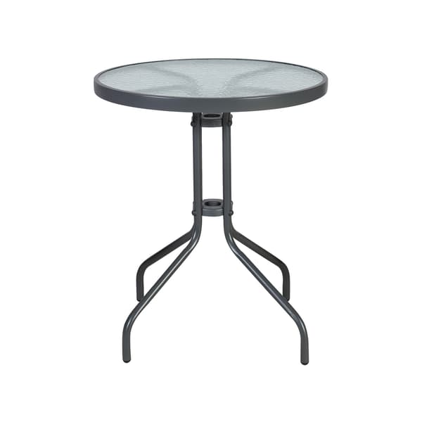 Bord 60x70 cm Grått Glas, Bistro