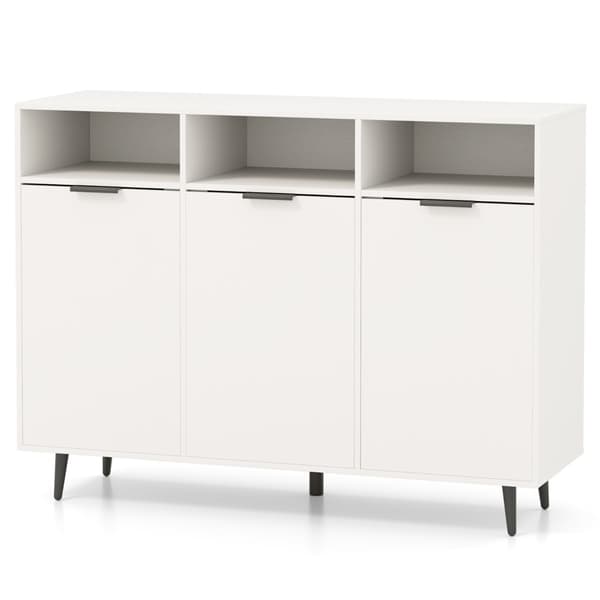 Sideboard Buffet Skab, 120x40x90 cm, Hvid , Star