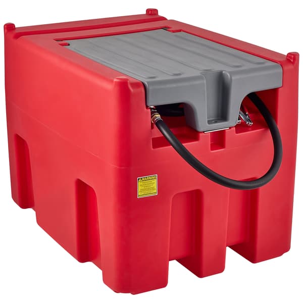 Diesel overførselstank 104x72x73,5 cm rød, polyethylen