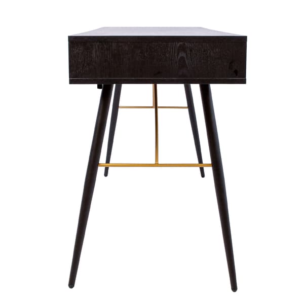 Skrivebord LUXEMBOURG 120x48x75 cm Sort