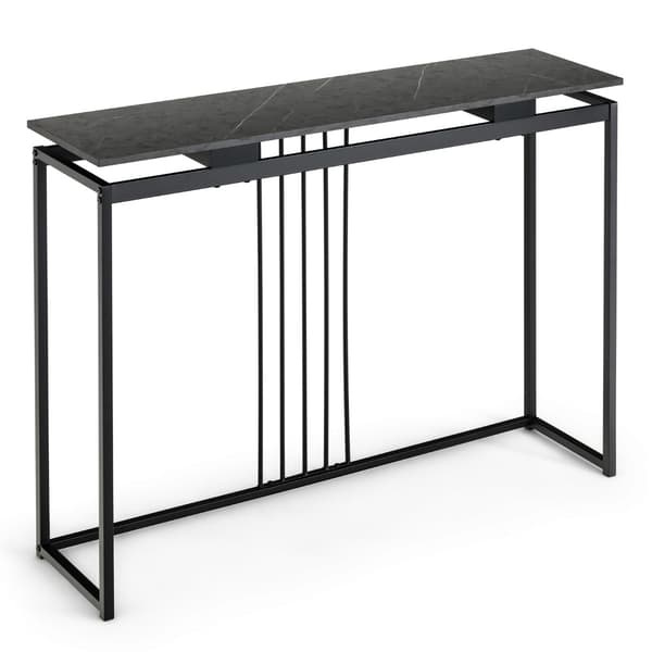 Konsolbord 120x30x90 cm sort