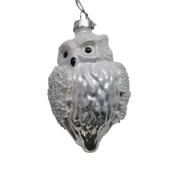 Juleophæng JOY OWLY 10,5 cm Glas