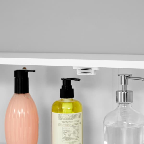 Väggskåp 60x18x60 cm Vit MDF