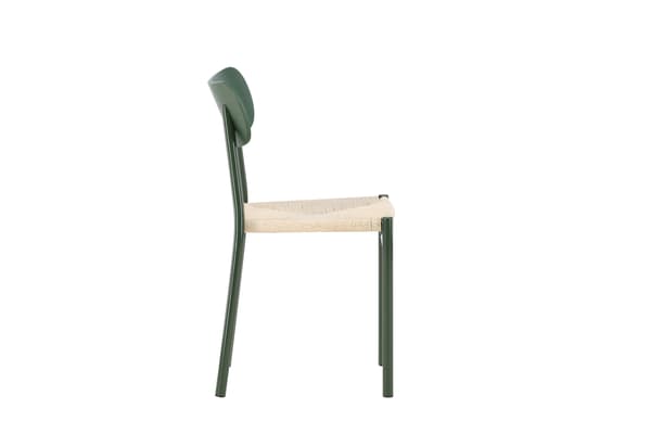 Spisestol, Polly, 45x41.5 cm, Grøn, Reb