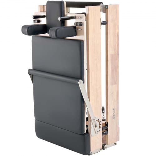 Pilates Reformer, 238x68x57 cm, Trä, Fällbar, Hemmagymutrustning