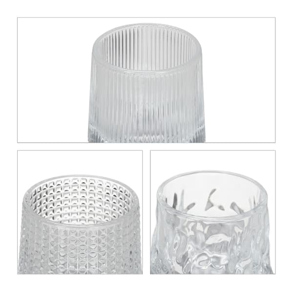 Whiskyglas Set, 7,5x8 cm, Transparent, Glas, Kodustaar