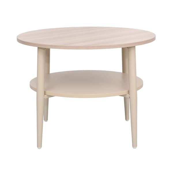 Soffbord LESTER 60x60x45 cm Beige Trä